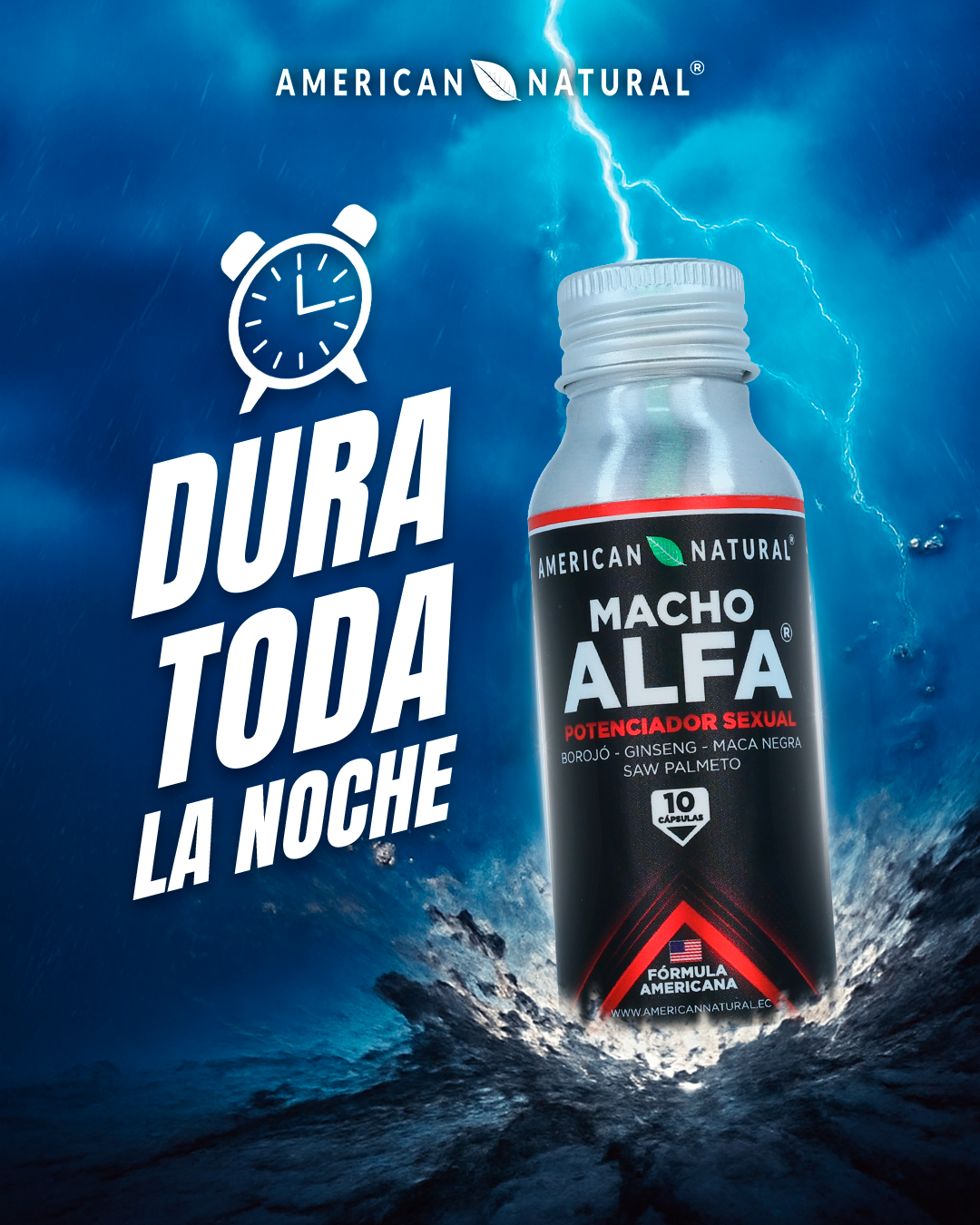 MACHO ALFA 10 CAPSULAS + ANILLO