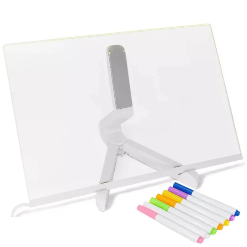 Pizarra LED USB + Marcadores Acrilica